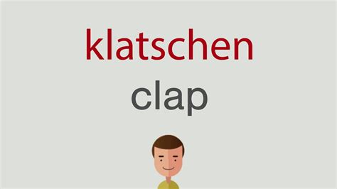 klatschen englisch